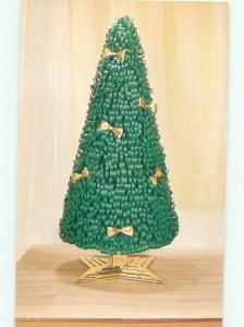 Pre-1980 This Is A Postcard PINATA PINE TREE BY NATIONAL HANDCRAFT AC7371