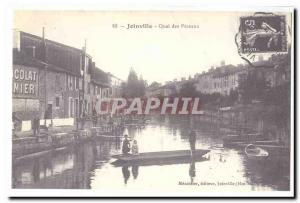 Joinville Old Postcard Wharf Peceaux (floods) (reproduction)