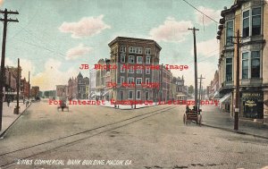 GA, Macon, Georgia, Commercial Bank Building, Exterior, Souvenir PC No 20183