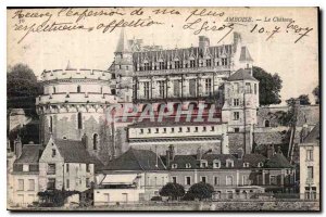 Postcard Old Amboise Chateau