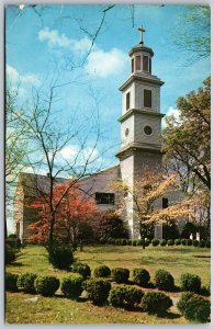 Vtg Richmond Virginia VA St Johns Episcopal Church 1950s Chrome View Postcard