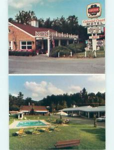 Unused Pre-1980 COLONIAL COURT MOTEL White Sulphur Springs WV s5347