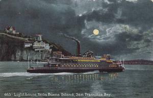 LP36  San Francisco, California, CA, postcard, Lighthouse, 