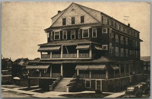 CAPE MAY NJ HOTEL MACOMBER ANTIQUE POSTCARD