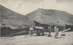 Guinea Tecelao Antique African Fashion Costume Old Postcard