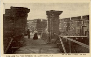 FL - St Augustine. Entrance to Fort Marion