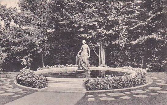 Massachusetts Northampton The Laning Fountain Smith College Alumnae House Alb...