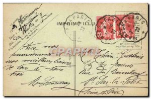 Postcard Old Paris Boulevard Italians