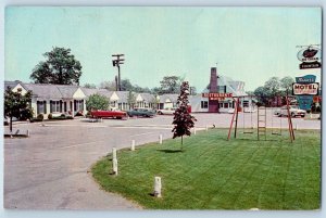Frederick Maryland Postcard Masser Motel Restaurant Building Exterior View 1960