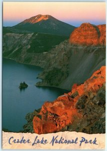 Postcard - Phantom Ship - Crater Lake National Park, Oregon