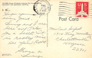 RMS Queen Elizabeth Cunard Line Ship 1972 