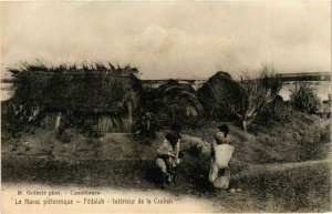 CPA AK MAROC FEDALAH - Interieur de la Casbah (219146)