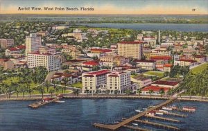 Florida West Palm Beach Aerial View