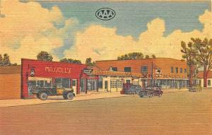 Reese MI Massoll's Sales Chrysler Plymouth Olds Dealership Tow Truck Postcard