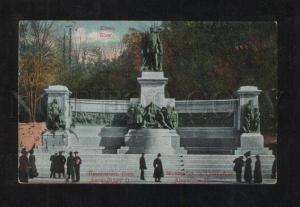 071994 UKRAINE Kiev Czar Alexandr II monument Old PC