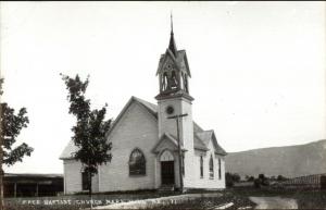 Mars Hill ME Free Baptist Church 1950s-60s Real Photo Postcard