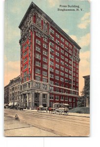 Binghamton New York NY Postcard 1907-1915 Press Building