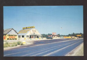 DOG PATCH KENTUCKY KY. BBQ RESTAURANT VINTAGE ADVERTISING POSTCARD