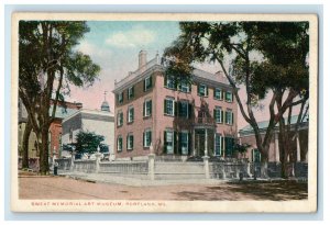 c1920s Sweat Memorial Art Museum, Portland Maine ME Unposted Postcard