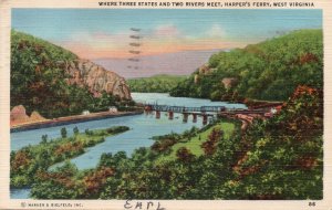 13607 Three State & Two Rivers View, Harpers Ferry, West Virginia 1942