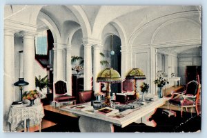 House Interior Postcard Standard Varnish Works Advertising c1910's Antique