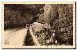 Postcard Old Route of the Great Narrow Barraques Tunnels and Vernaison