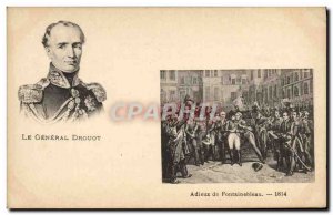 Old Postcard Napoleon 1st The General Drouot Farewell at Fontainebleau in 1814