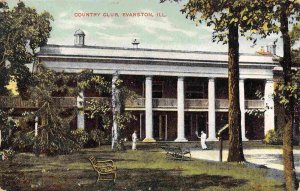 Country Club Evanston Illinois 1908 postcard