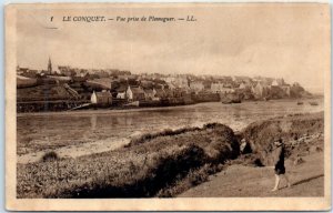 Postcard - Vue prise de Plomoguer - Le Conquet, France