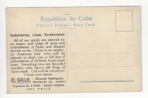 Vintage Caribbean Advertisement Postcard - See Ad On Reverse (AH36)