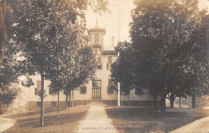 Brandon Vermont School House Real Photo Vintage Postcard AA44559