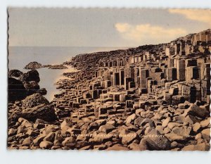 Postcard Lord Antrim's Parlour Giant's Causeway Northern Ireland