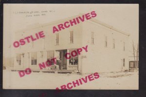 Jump River WISCONSIN RPPC c1910 GENERAL STORE Boeckler & Sons nr Ladysmith WI KB