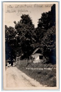 Rechnitz Burgenland Austria Postcard Forest Inn Piros c1930's Vintage