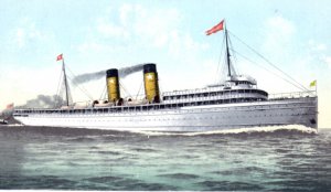 SS North West Steamer Steamship Ship Postcard