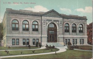 Postcard Public Library Easton PA 1908