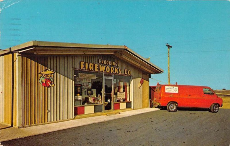 Brookings South Dakota Fireworks Store Vintage Postcard AA41720