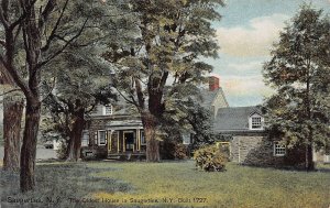 J83/ Saugerties New York Postcard c1910 Oldest House Residence 91