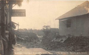RPPC BENDEY'S STORE S.F. CASTRO DENTIST MISSISSIPPI REAL PHOTO POSTCARD (1919)