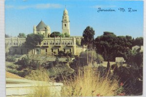 Jerusalem, Mt. Zion Outdoor View - Israel - Vintage Postcard