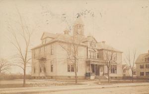 Everett Station Boston Massachusetts~Mt Washington School~Clock~Homes~1907 RPPC