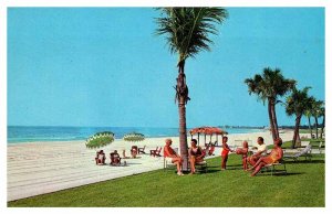 Postcard BEACH SCENE Sarasota Florida FL AU4401