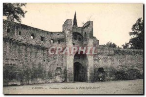 Old Postcard Cahors Old Fortifications the Porte Saint Michel