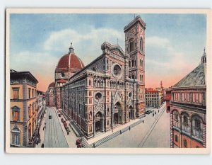 Postcard The Cathedral and the belltower, Florence, Italy