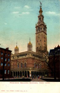 New York, New York - A view of Madison Square Garden - c1905