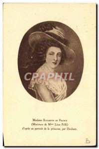 Old Postcard Madame Elisabeth de France