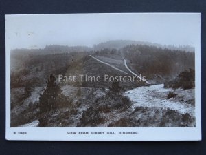 Surrey HINDHEAD View from Gibbet Hill c1909 RP Postcard by Kingsway S11466