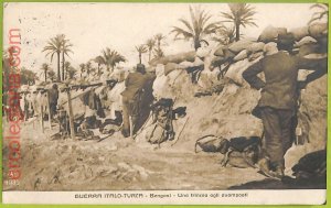 af6583 - LIBYA - VINTAGE POSTCARD - Benghazi - Italo - Turkish War - 1912-
