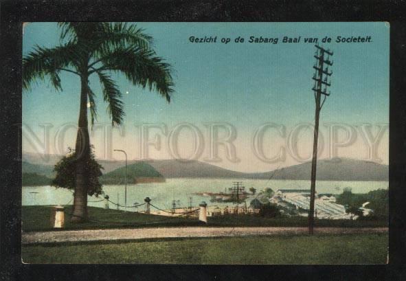 068835 HOLLAND INDIA INDONESIA Sabang Baai  Vintage PC