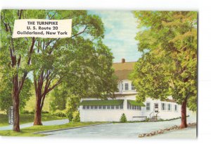 Guilderland New York NY Vintage Postcard The Turnpike Restaurant US Route 20